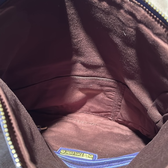 Linea Pelle Soft Leather foldover Clutch - Picture 10 of 11